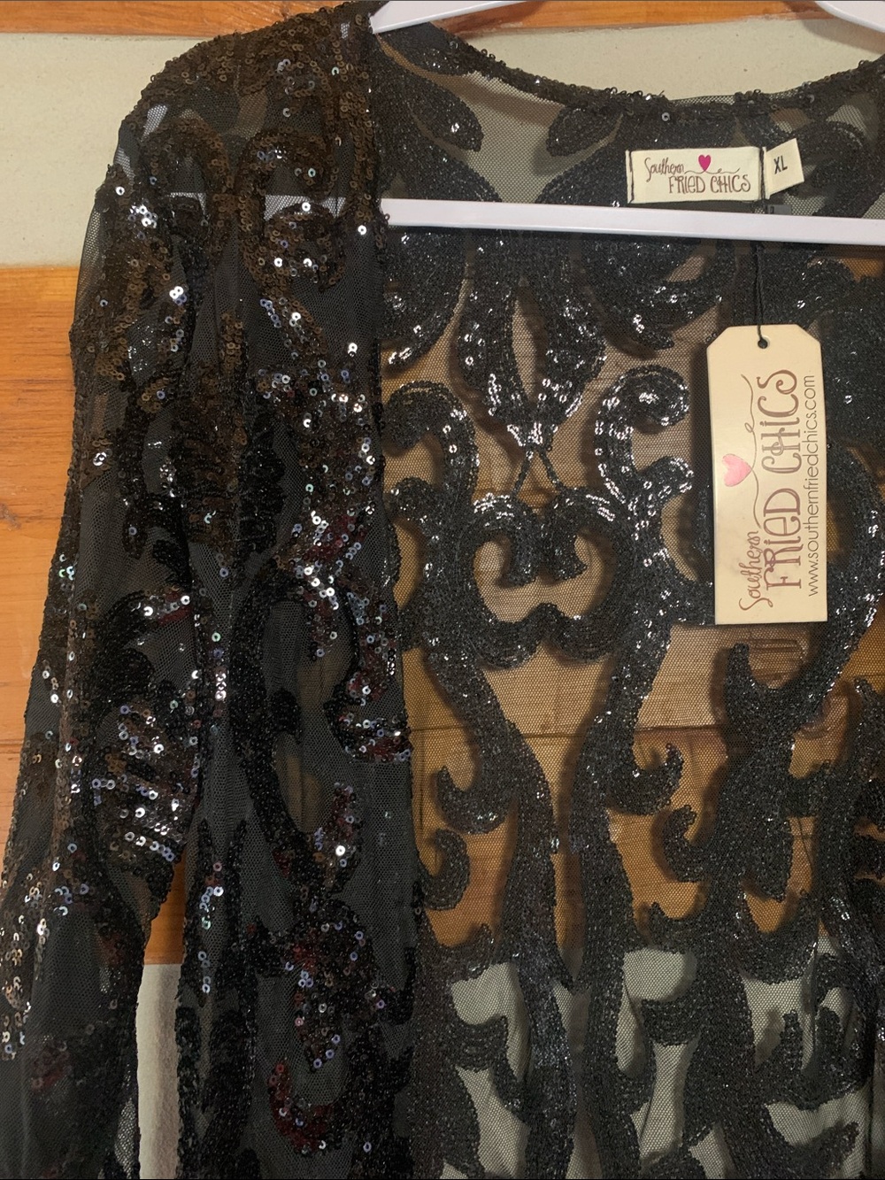 Southern fried chics sequin duster - Picture 2 of 4